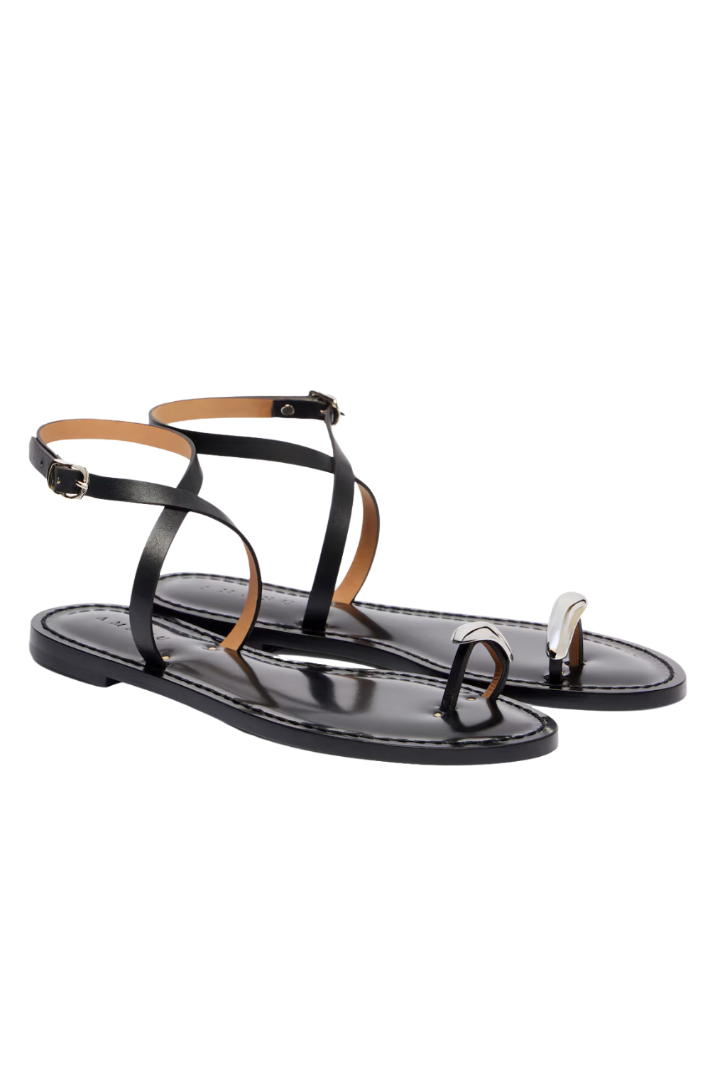 Kigali Embellished Leather Sandals