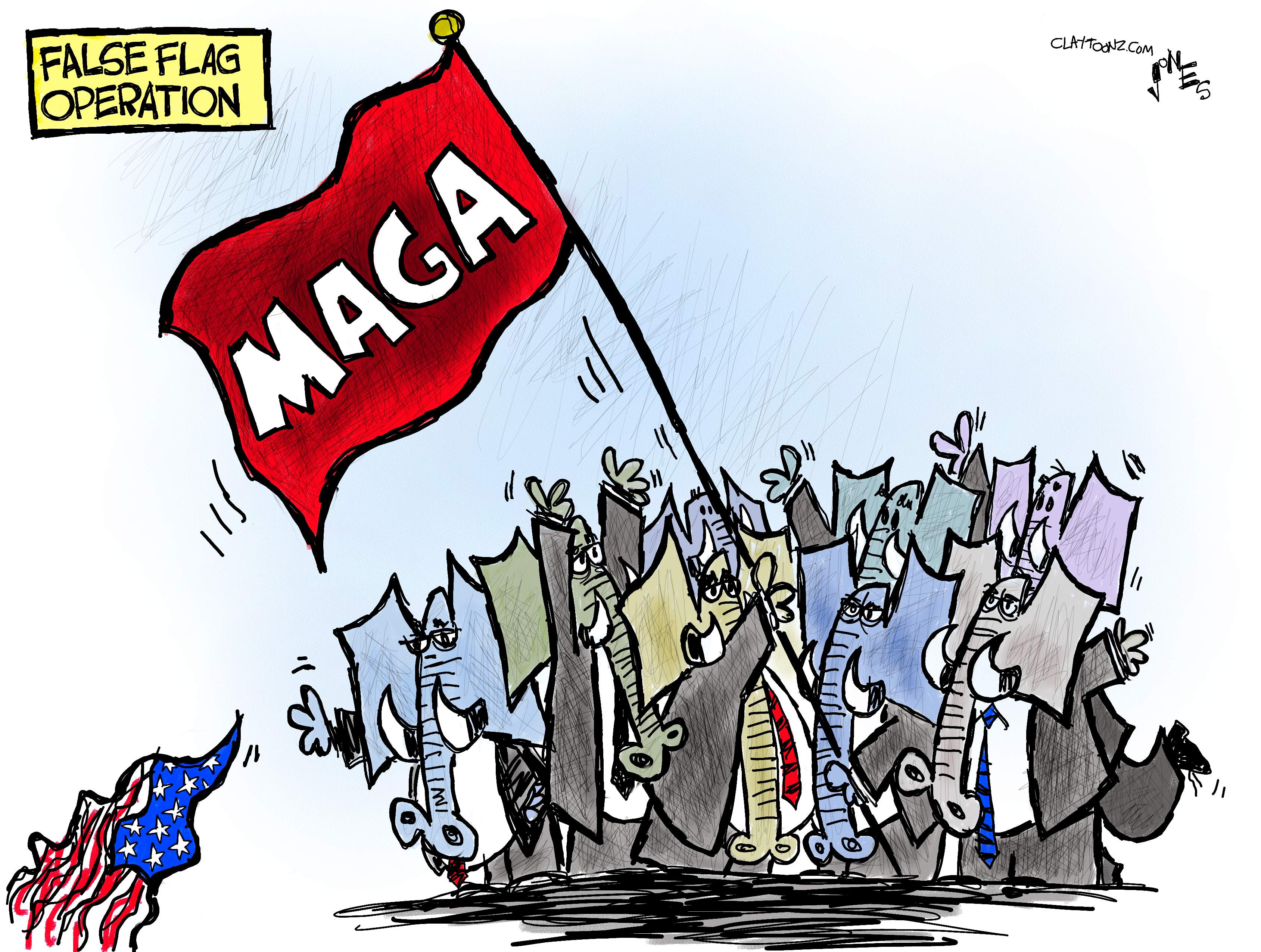 Political Cartoon U.S. Trump gop maga | The Week