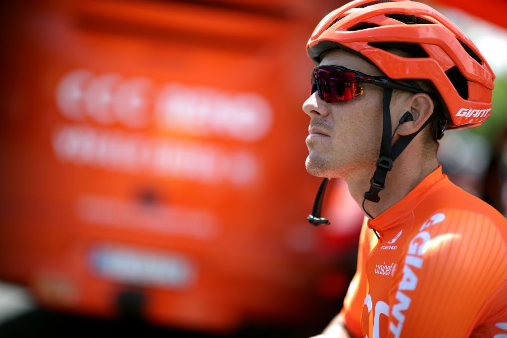 BRIOUDE FRANCE JULY 14 Start Alessandro De Marchi of Italy and CCC Team during the 106th Tour de France 2019 Stage 9 a 1705km stage from Sainttienne to Brioude TDF TDF2019 LeTour on July 14 2019 in Brioude France Photo by Chris GraythenGetty Images