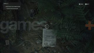 Alan Wake 2 crime scene tree clues