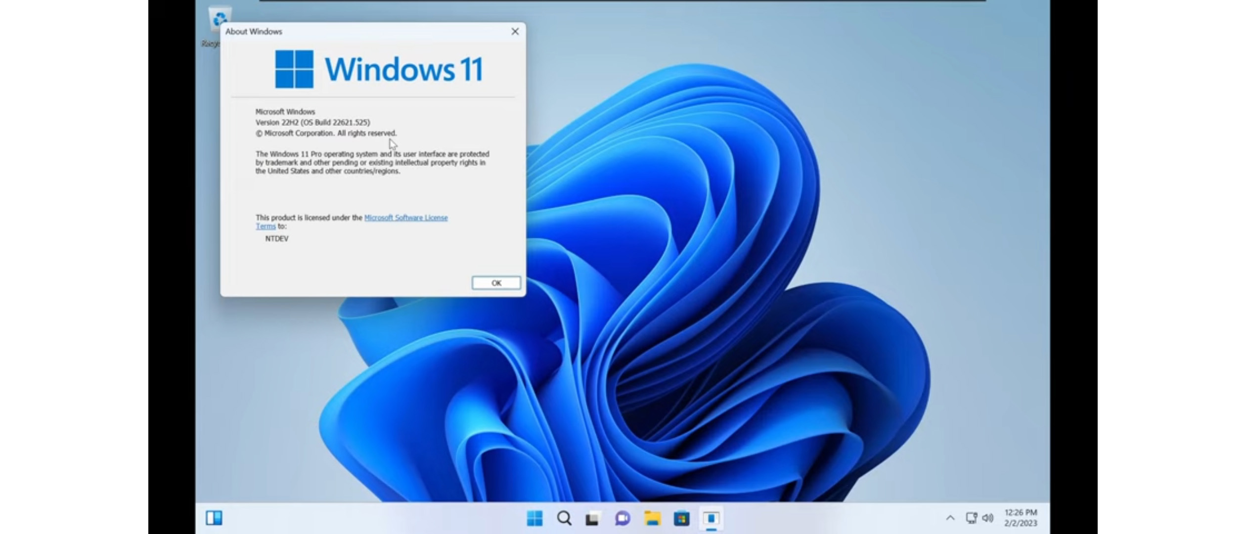 Create Windows 11 Virtual Appliance using Tiny 11 with only 2GB memory