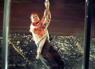 Die Hard - Bruce Willis Hanging Tough