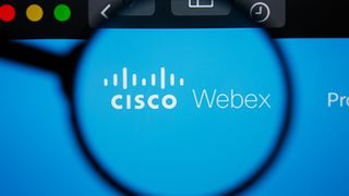 Cisco Webex logo under a magnifying glass
