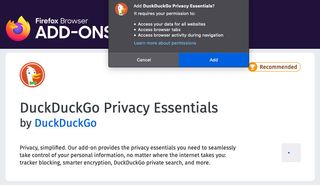 The Firefox add-on for DuckDuckGo.