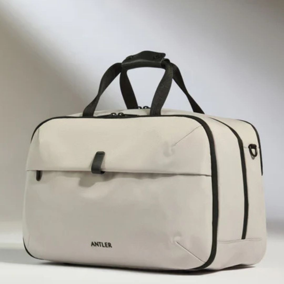 Antler Overnight Bag in Taupe