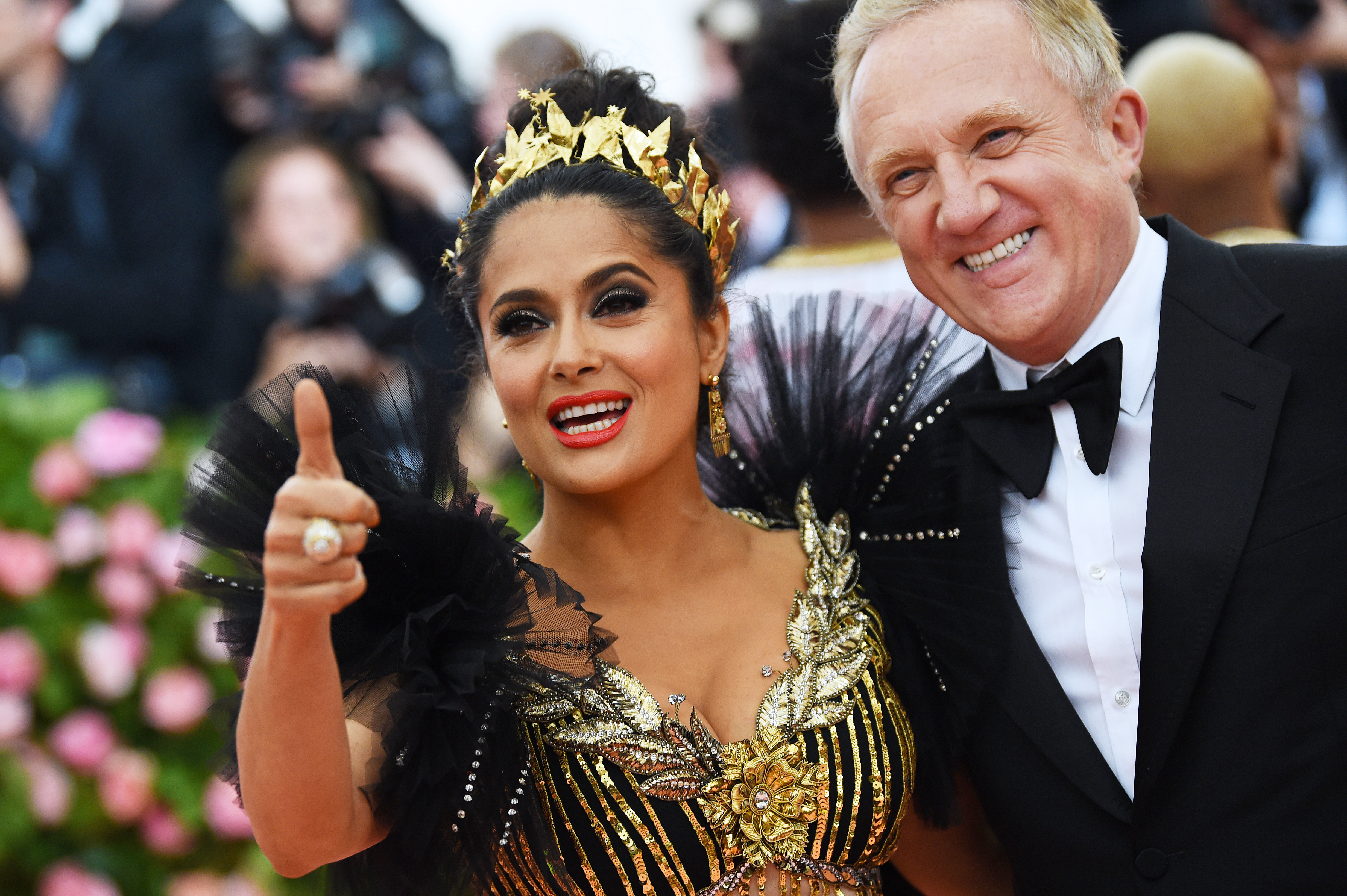 Salma Hayek Defends The Idea She Married Her Husband For His Billions