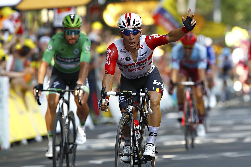 Caleb Ewan (Lotto Soudal) wins stage 11 at the Tour de France