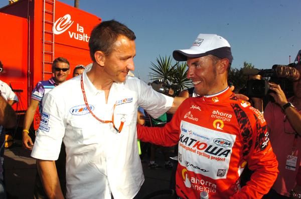 Katusha boss Andrei Tchmill is happy for Joaquim Rodriguez.