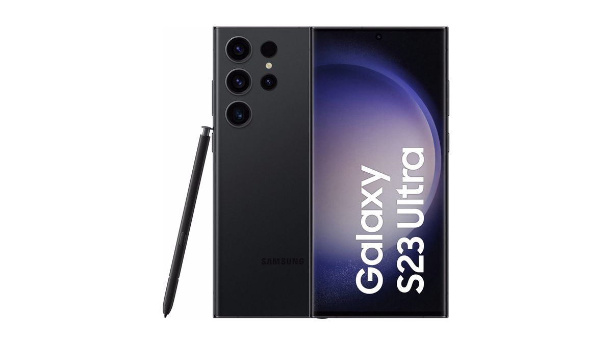 A leaked marketing image of the Samsung Galaxy S23 Ultra