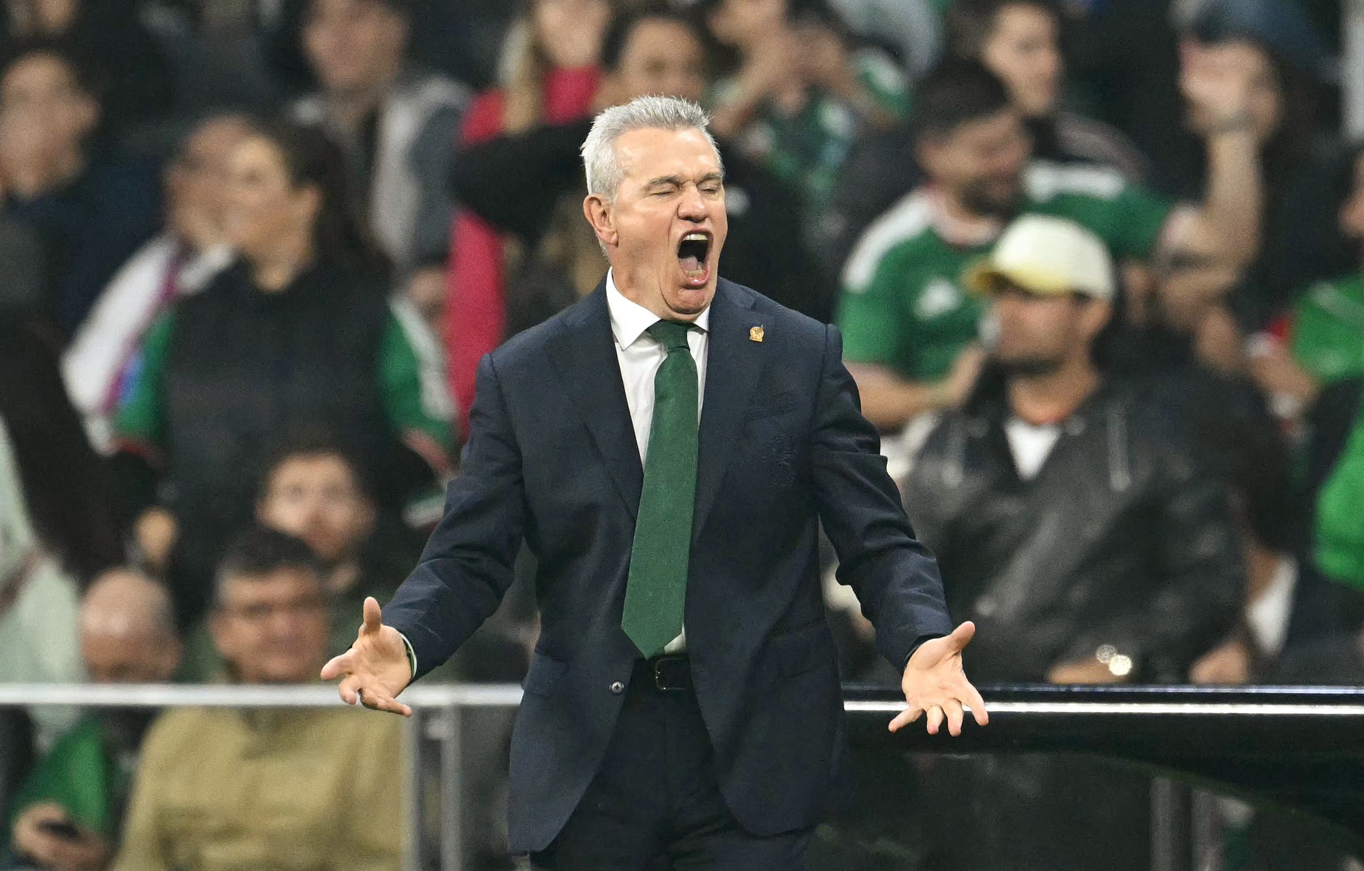 Mexico's head coach Javier Aguirre
