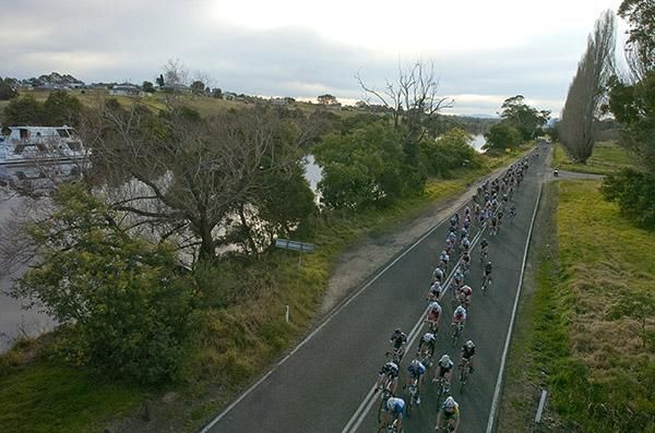 The tour heads back towards the finish in Metung beside the Tambo River, a haven for fishermen.