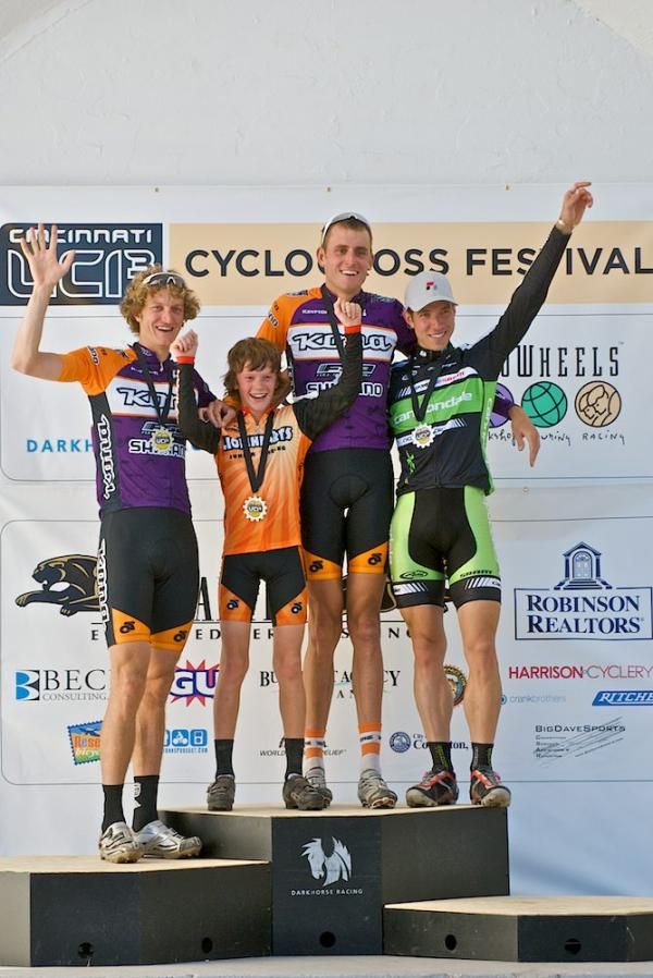 On the pro podium Trebon shared his top step with Spencer Petrov, the 12 year old, 81 pound winner of the (senior) Men&rsquo;s Category 4 Open division.