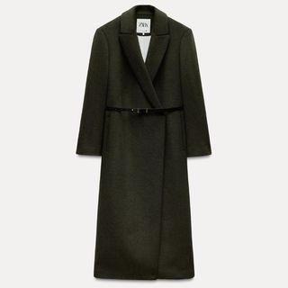 ZW COLLECTION BELTED WOOL COAT