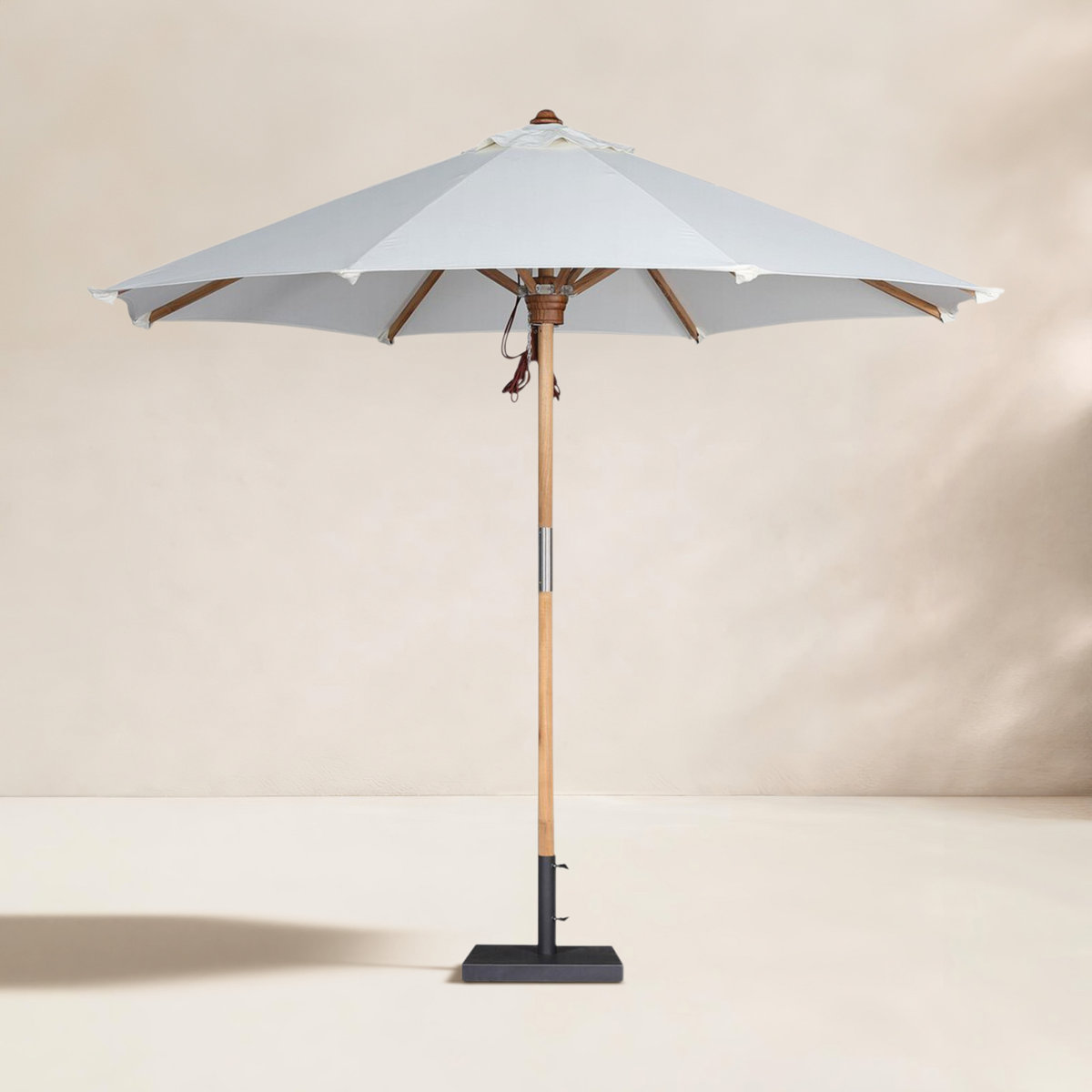 Allmodern Nadira 118" Round Market Acylic Umbrella | Wayfair