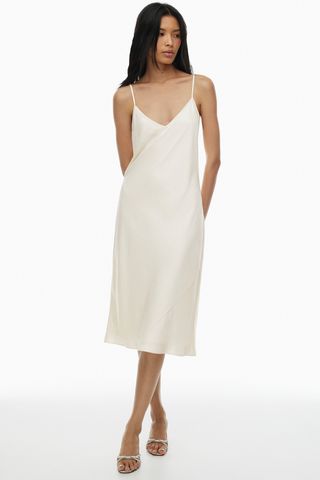 Wilfred New Only Slip Satin Midi Dress