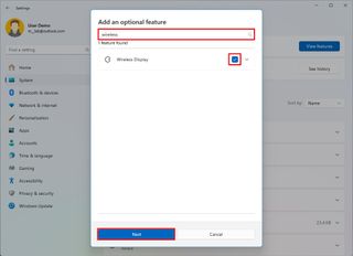 Windows 11 install wireless display