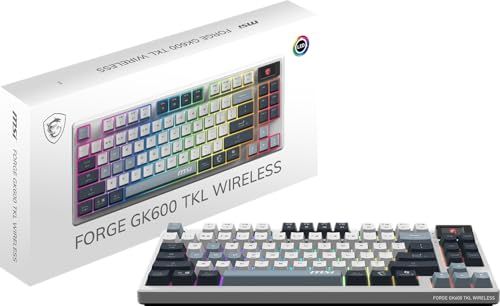 Msi Forge Gk600 Tkl Wireless Sky
