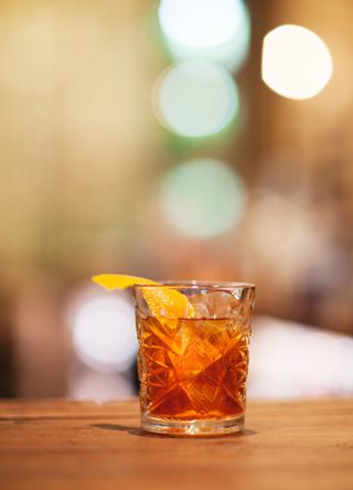 An Old Fashioned cocktail