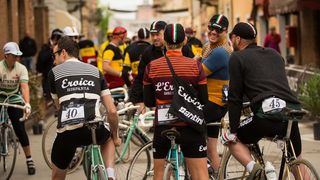 Eroica is all about the celebration of old road bikes and vintage kit