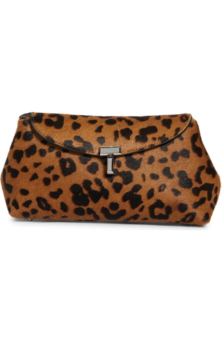 Belted Genuine Calf Hair Bucket Bag