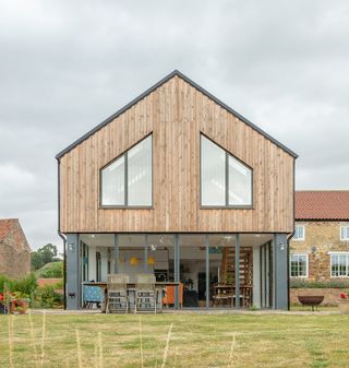 beck farm sustainable architecture timber exterior