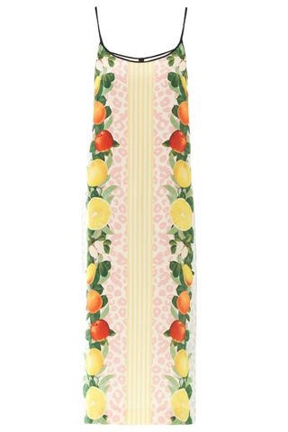 Mother Of Pearl Bistra Fruits Print Dress, £495
