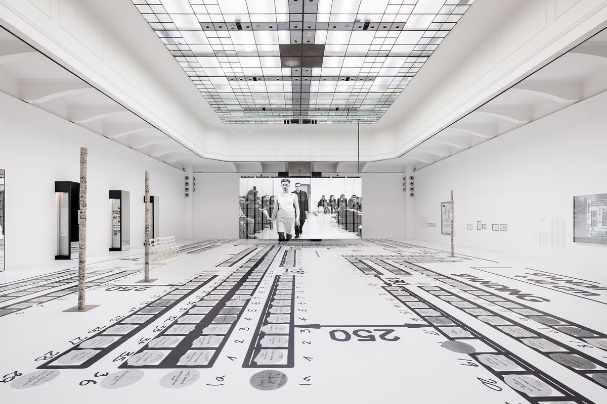 Inside Helmut Lang's fashion archive, on show at MAK Vienna