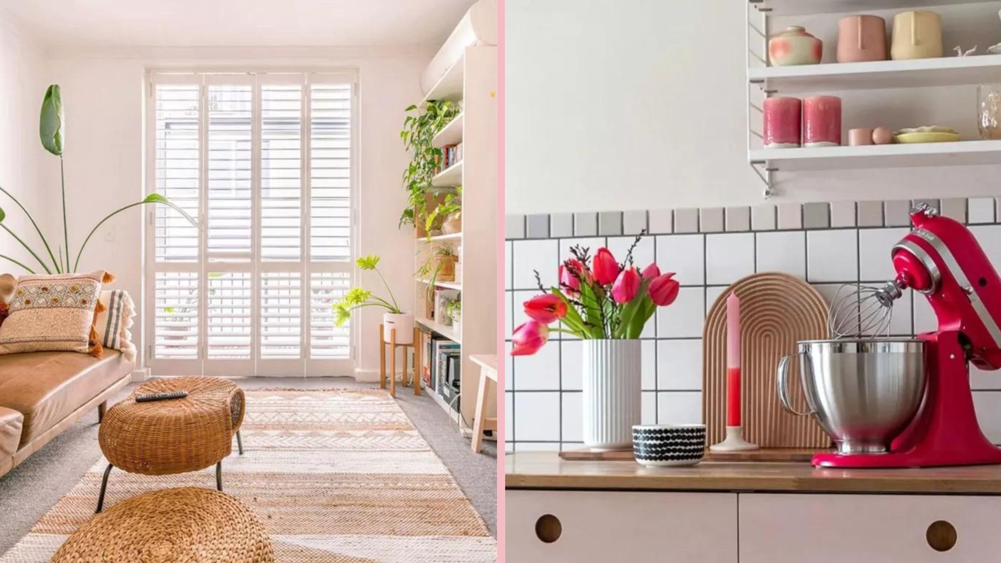 Cozy kitchen interior scene. Residential room full of utensils