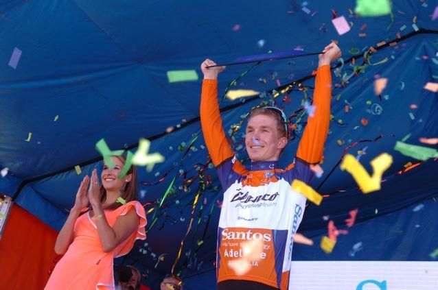 Tom Slagter celebrates in style