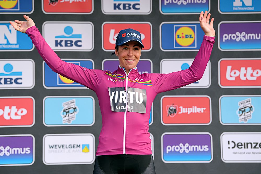 Marta Bastianelli keeps her Women's WorldTour leader's jersey after Gent-Wevelgem