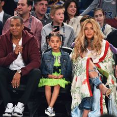 Jay Z, Blue Ivy & Beyonce