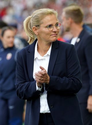 England head coach Sarina Wiegman has tested positive for coronavirus.