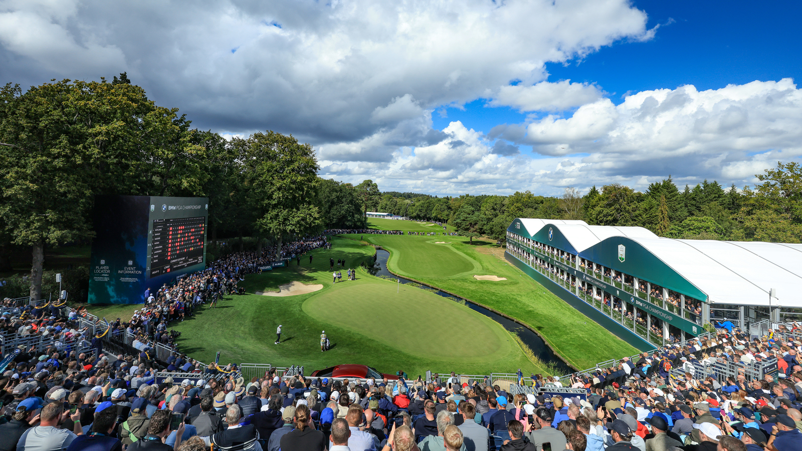 A general view of the 18th green at Wentwort