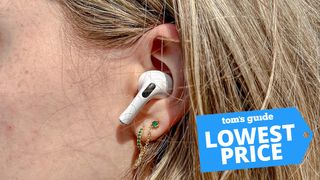 airpods pro 2 in ear with a deal sticker