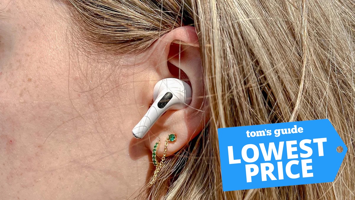 airpods pro 2 in ear with a deal sticker