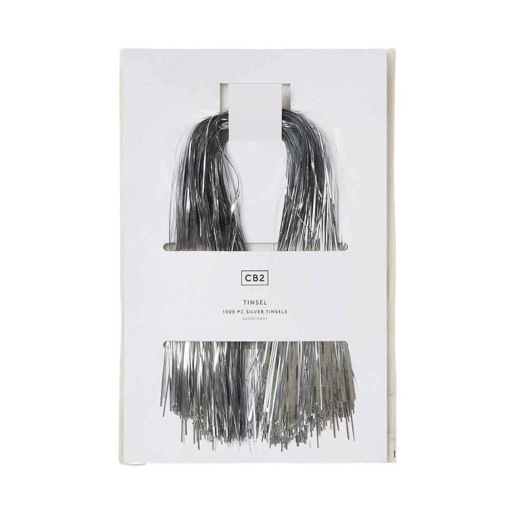 1000-Piece Silver Tree Tinsel