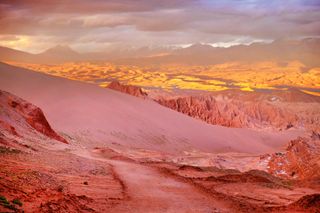 The Atacama Desert.