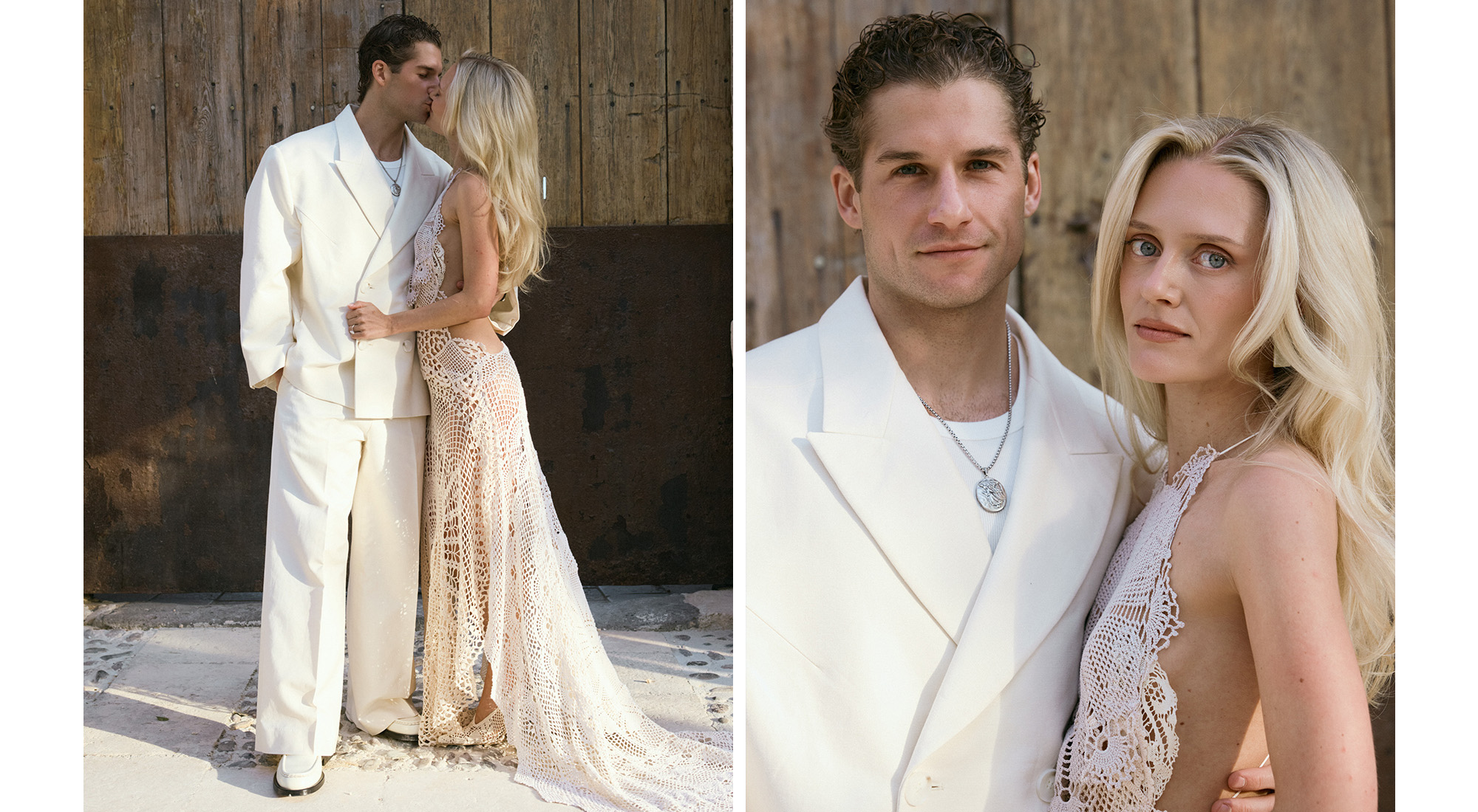 Collage of Max Siegelman and Karoline Spenning.