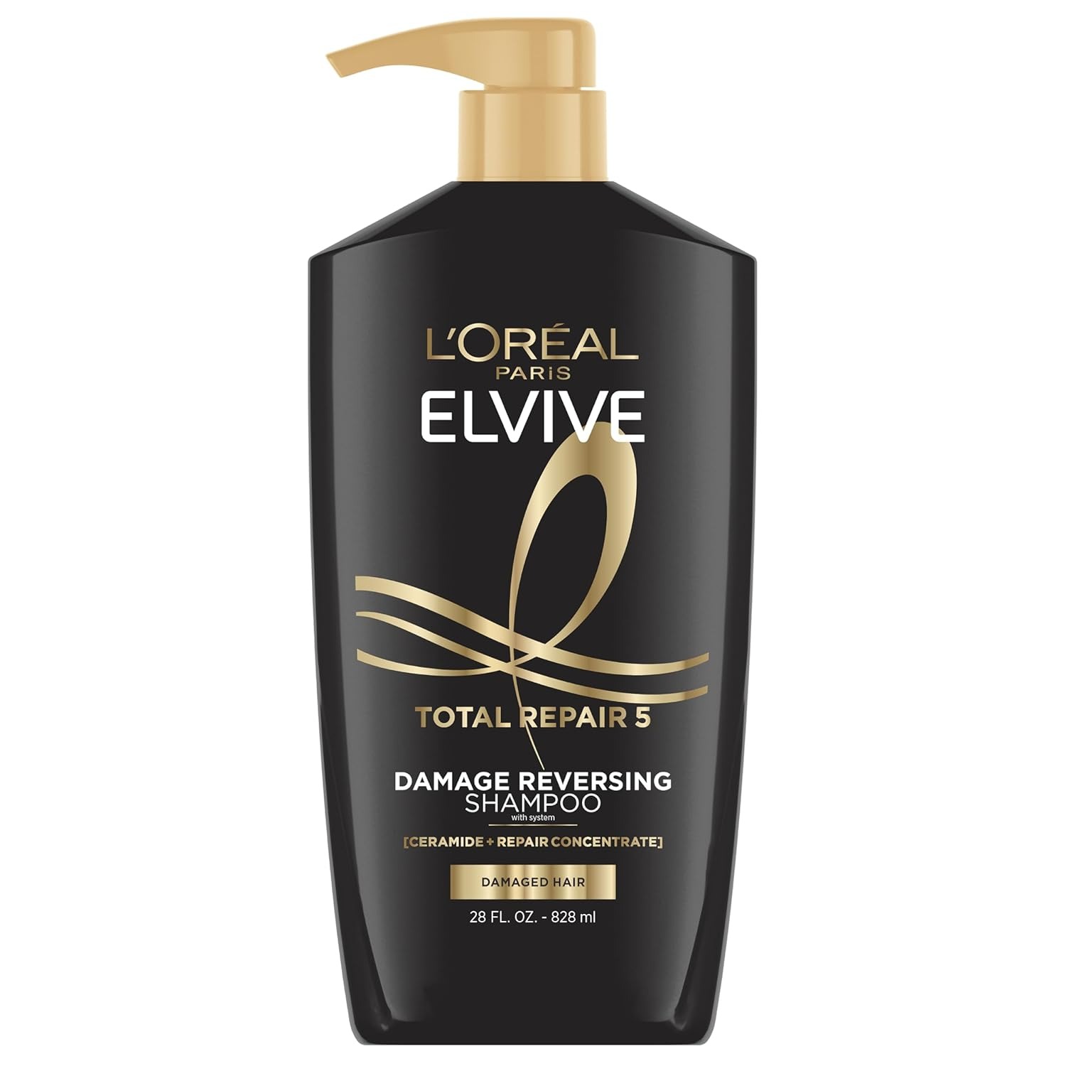 L'Oreal Paris, L'oreal Paris Elvive Total Repair 5 Repairing Shampoo for Damaged Hair Shampoo With Protein and Ceramide for Strong Silky Shiny Healthy Renewed Hair 28 Fl Oz
