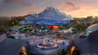 New Tokyo Disneyland Space Mountain concept art