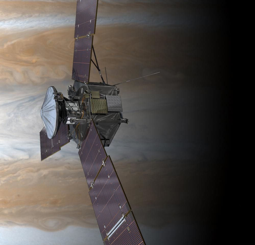 juno spacecraft artist conc