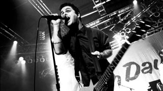 Green Day 14 Billie Joe Armstrong Punk Metal Hard Rock Band Poster Black White