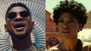 Usher in "Don't Waste My Time" music video and Keke Palmer in Nope