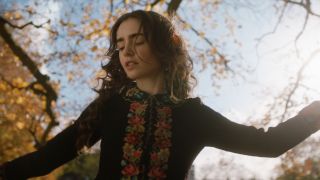 Lily Collins in Tolkien.
