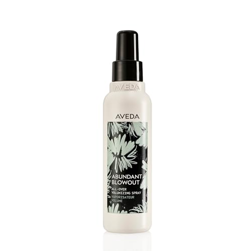 Aveda Abundant Blowout All-Over Volumizing Spray | 24-Hour All-Over Volumizing Spray | Heat Protectant | Calming Aroma of Lavender, Petitgrain, Ylang Ylang | 98% Naturally Derived* Full Size | 5 Fl Oz