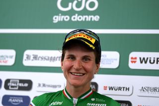 Elisa Longo Borghini (Lidl-Trek) after taking the win on stage 4 at the 2023 Giro d'Italia Donne
