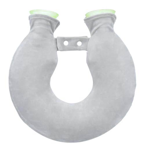 U-Shaped Single Nozzle Hot Water Bottle With Soft Plush Cover &amp;ndash; Neck and Shoulder Heat Pack for Women Men, Relieves Stiffness and Fatigue, Ideal for Winter, Bedtime, and Office Use