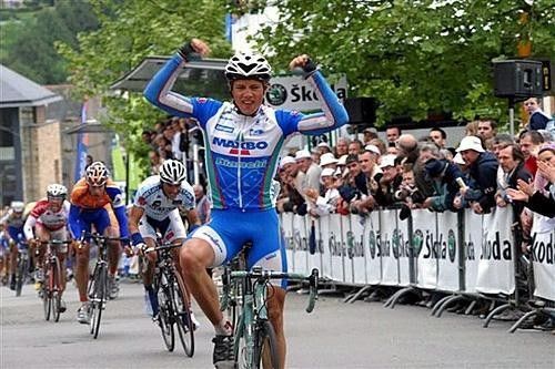 Winning stage six of the Tour de Bretagne