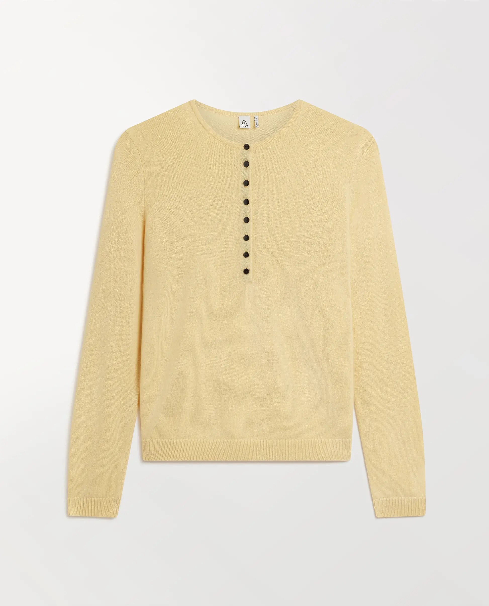 Rise &amp;amp; Fall, Women's Cashmere Merino Henley Jumper