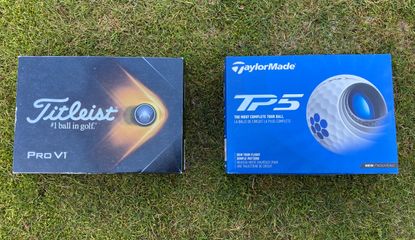 Titleist Pro V1 vs TaylorMade TP5 golf balls